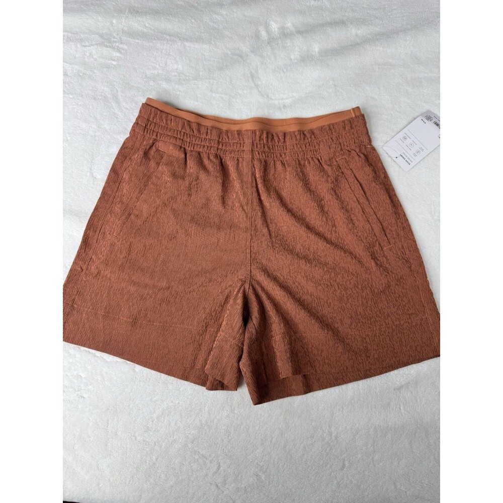 Athleta Echo Short Women’s Size 6 Brown Pull On Travel Hiking Active Shorts NWT